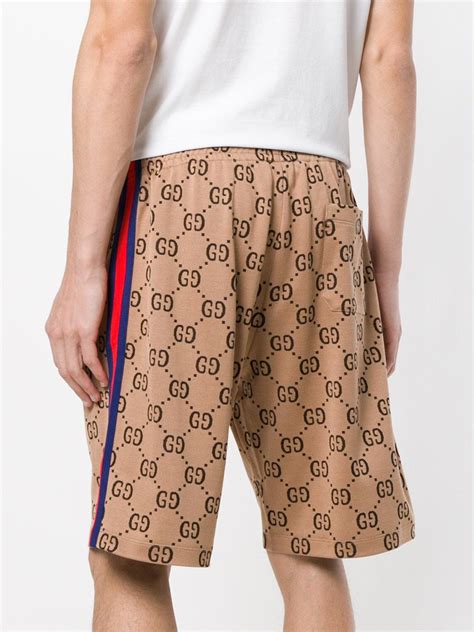 brown gucci shorts|Gucci shorts boys.